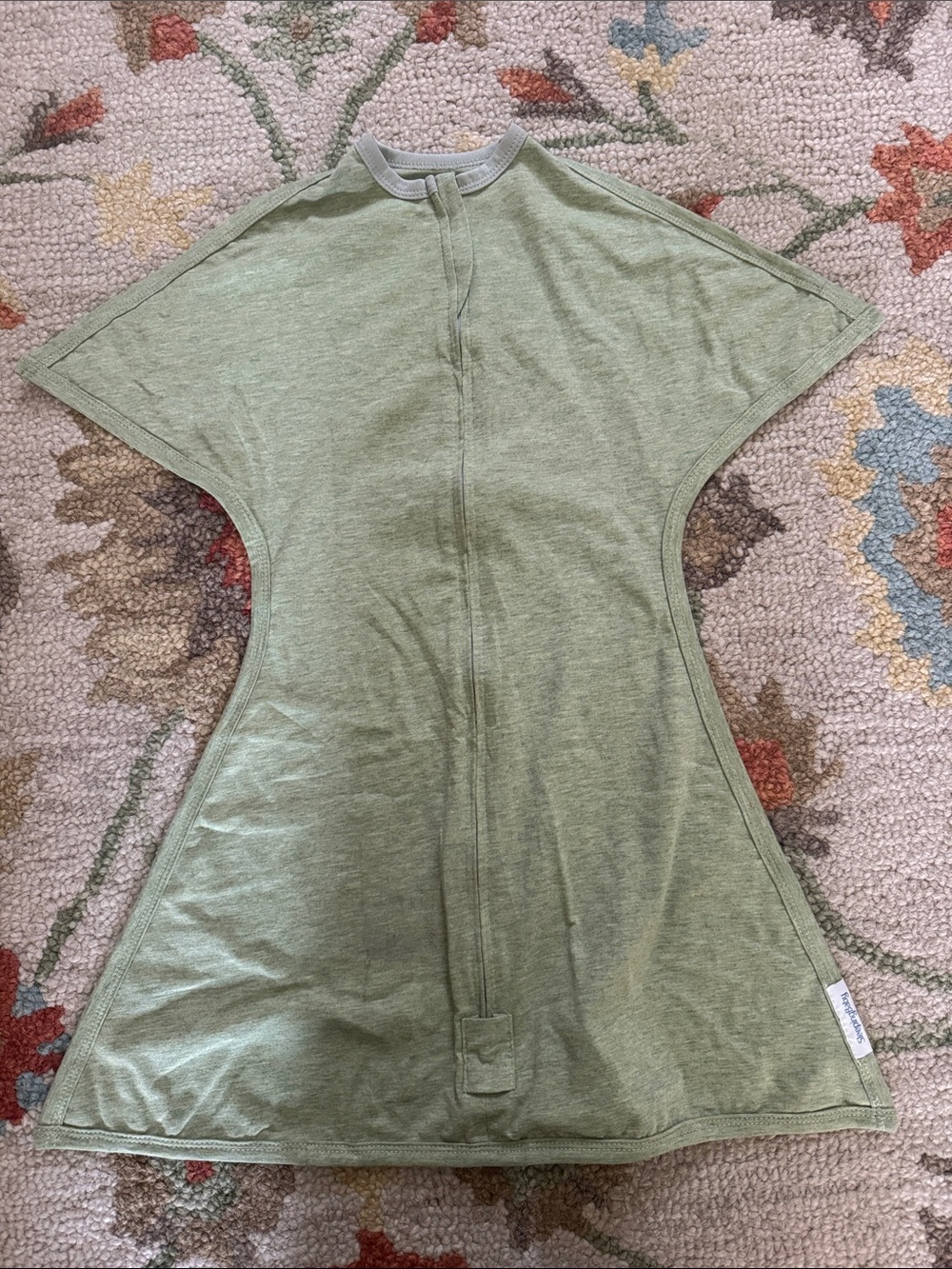 Kids Green Sleep Sack Swaddle - Soft Jersey Infant Wearable Blanket